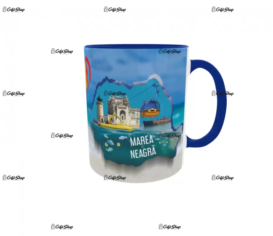 Marea neagra, cana din ceramica, 330ml, model 1