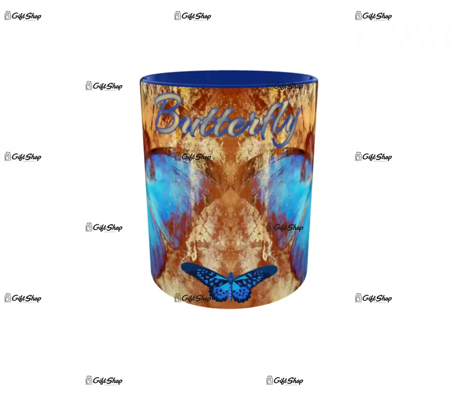 Butterfly, cana din ceramica, 330ml, model 1