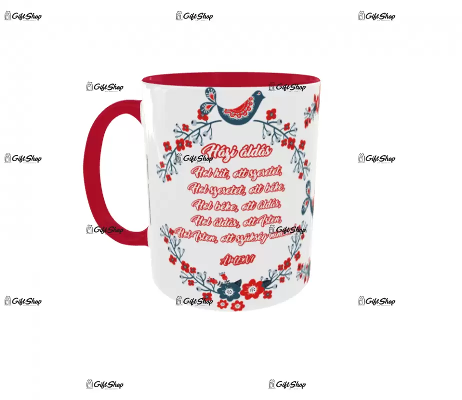 HÁzi ÁldÁs, cana din ceramica, 330ml, model 1