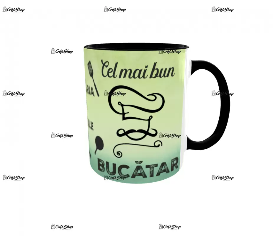 Cel mai bun bucatar, cana din ceramica, 330ml, model 2