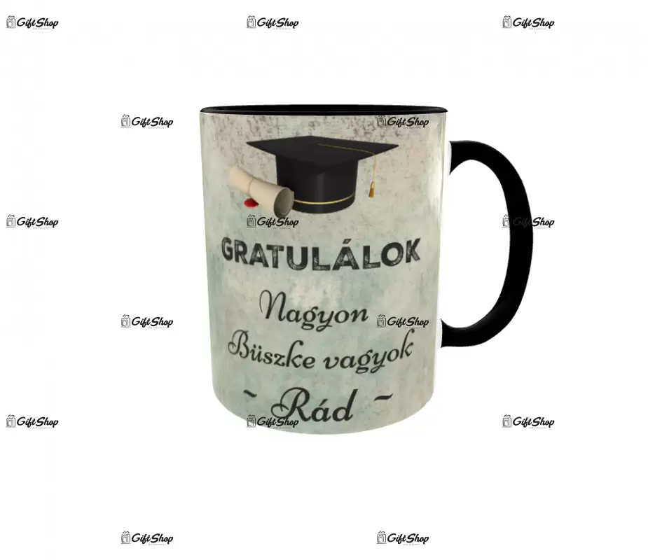 Gratulálok, cana din ceramica, 330ml, model 2