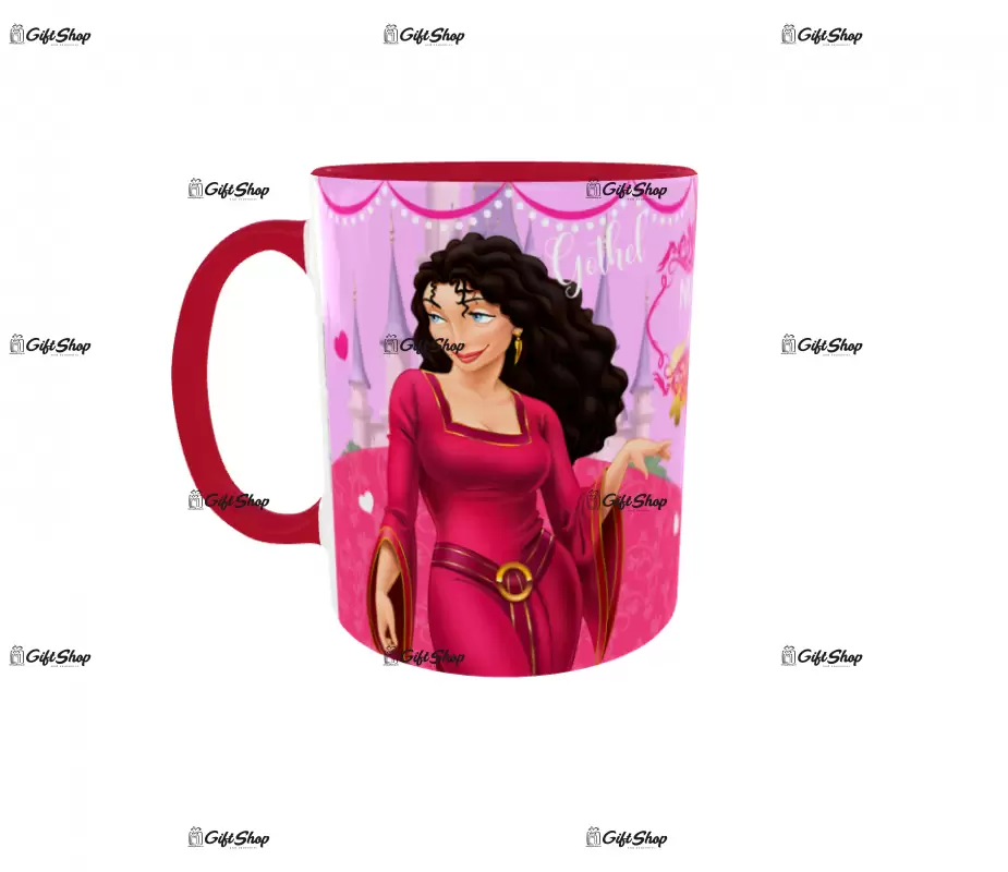 Gothel, model 1, cana din ceramica, 330ml, personalizata cu poza si text
