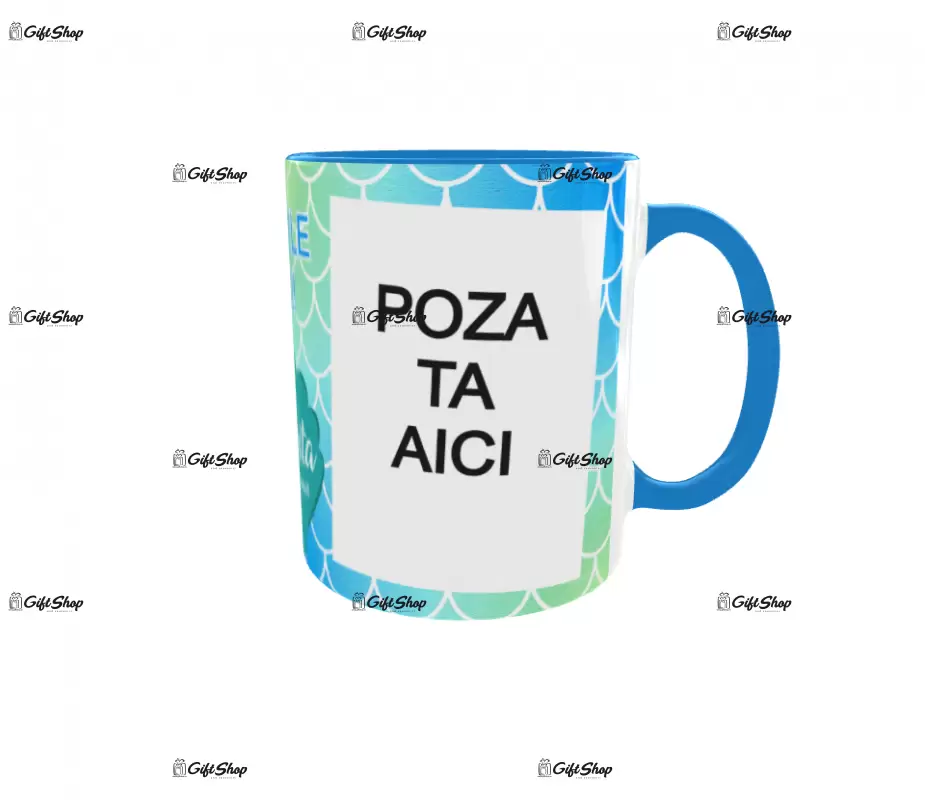 Eric, model 1, cana din ceramica, 330ml, personalizata cu poza si text