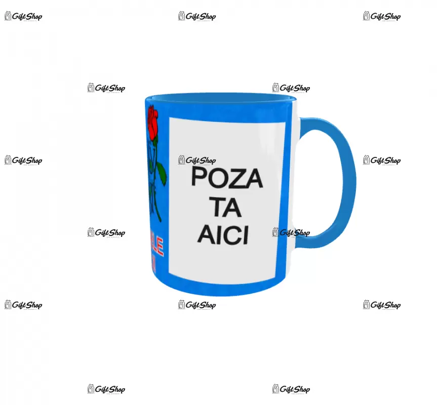 Beauty and the beast, model 11, cana din ceramica, 330ml, personalizata cu poza si text