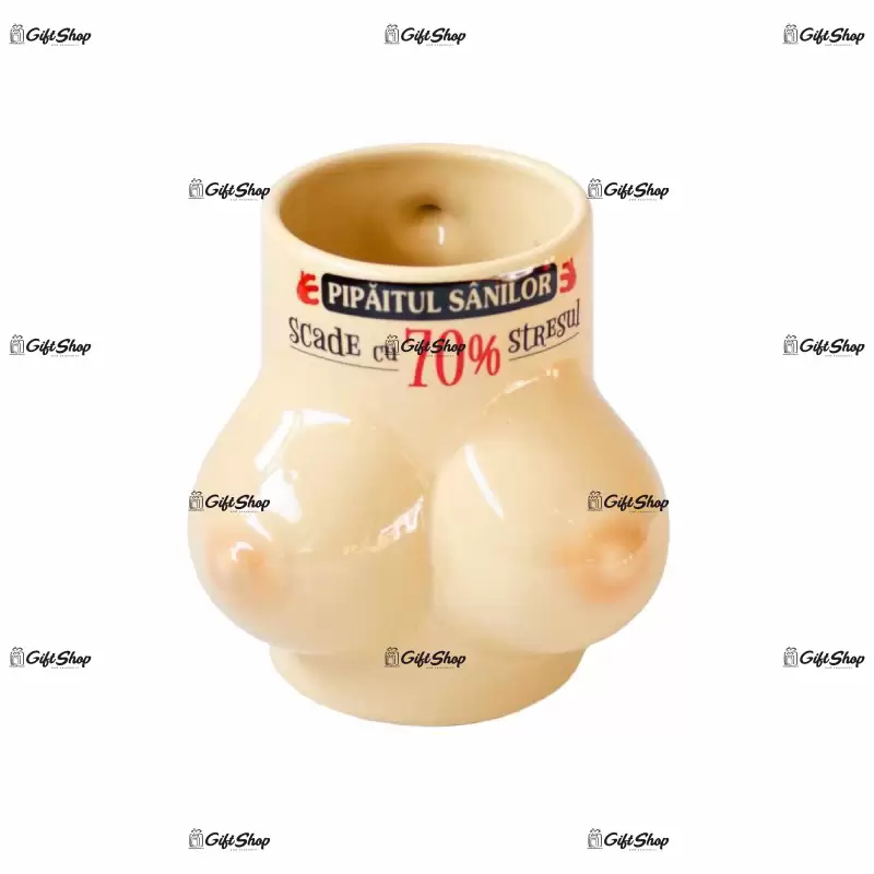 Cana ceramica in forma de tate