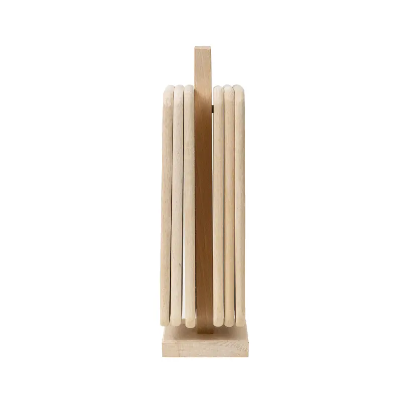 Set 6 tocatoare cu sport din lemn, vertical