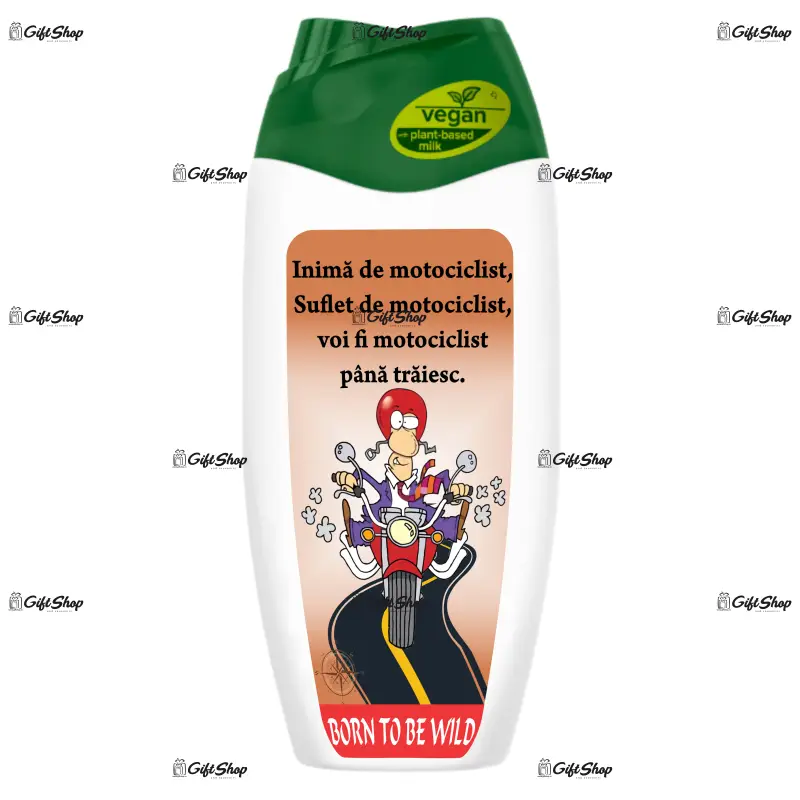 Pentru motociclisti, gel de dus-haios