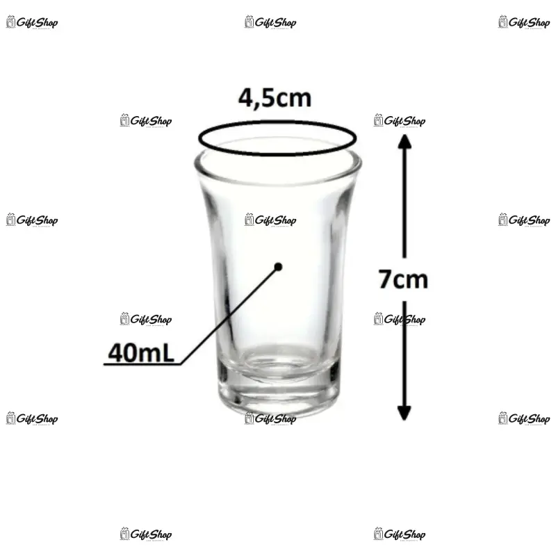 Castelul bran romania, pahar shout, model 44b
