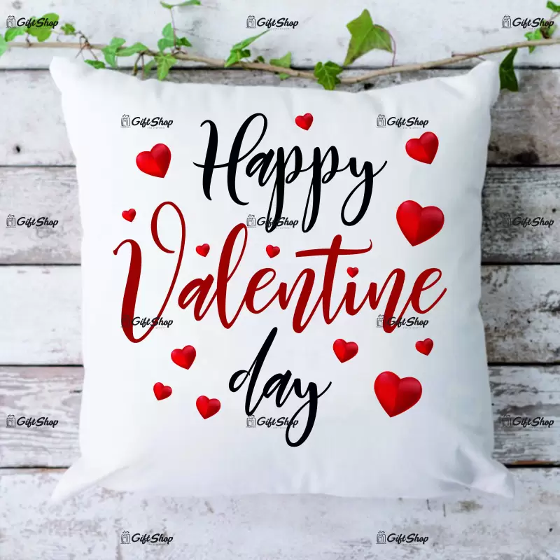 Happy valentine`s day, perna cu mesaj, 40 cm, model 1