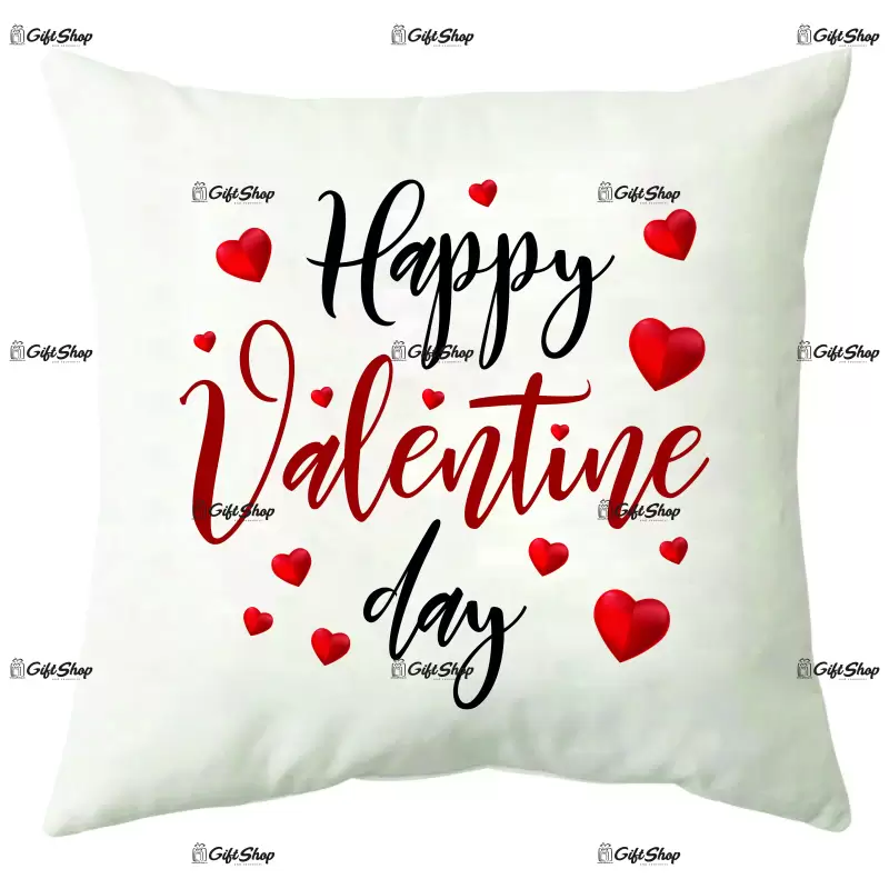 Happy valentine`s day, perna cu mesaj, 40 cm, model 1