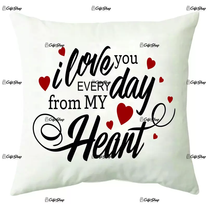 I love you every day, perna cu mesaj, 40 cm