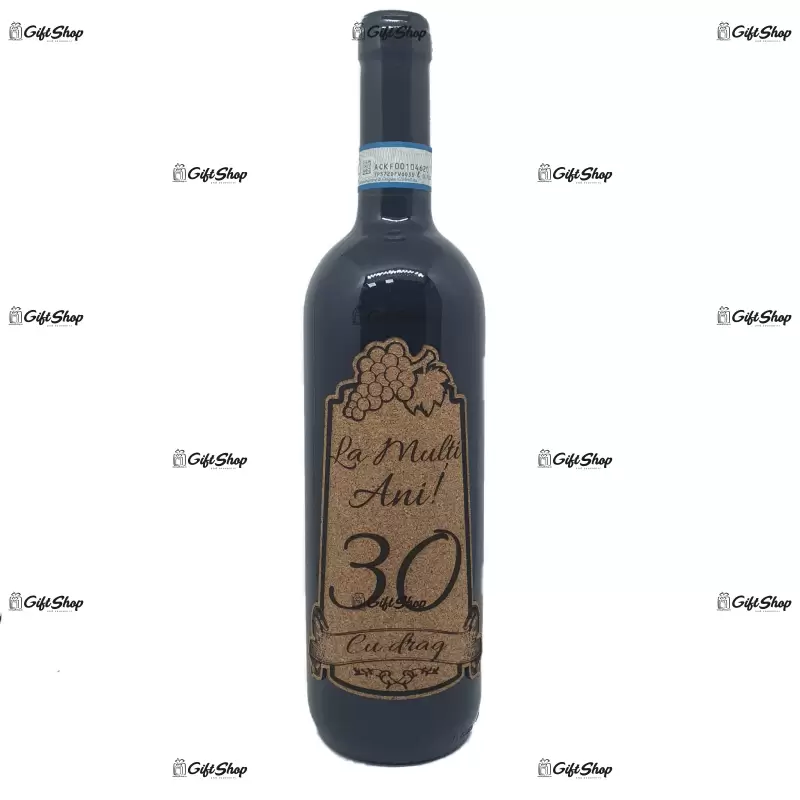 La multi ani 30 editie limitata, vin rosu cabernet sauvignon, demisec, 750ml, 13.5% alcool