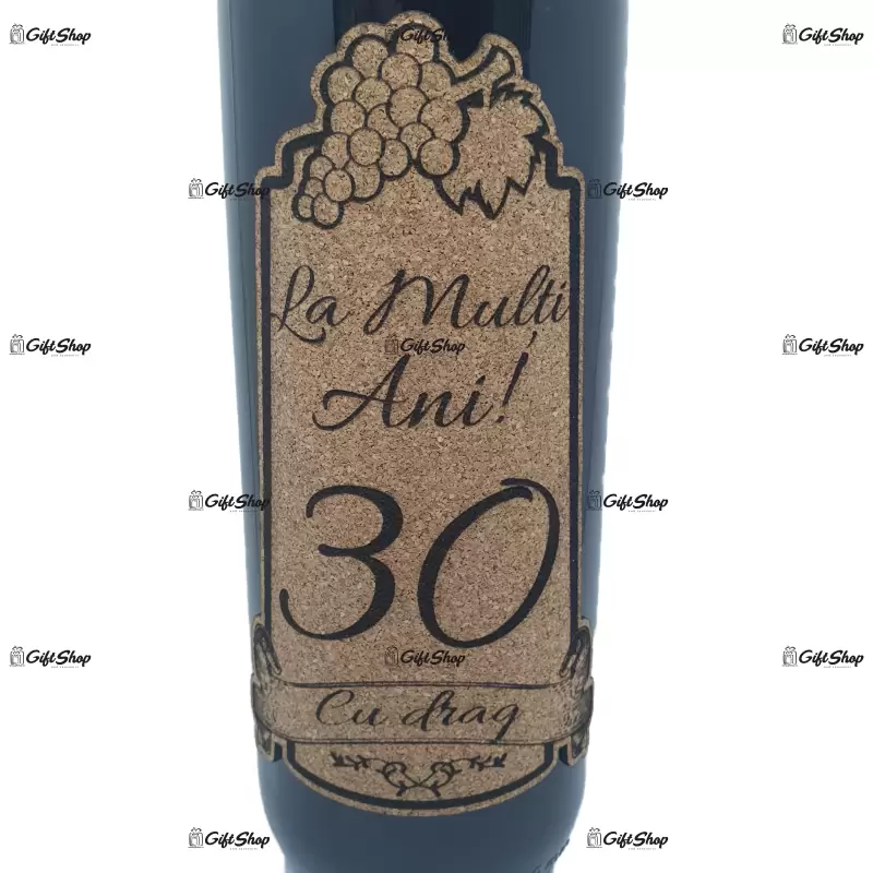 La multi ani 30 editie limitata, vin rosu cabernet sauvignon, demisec, 750ml, 13.5% alcool
