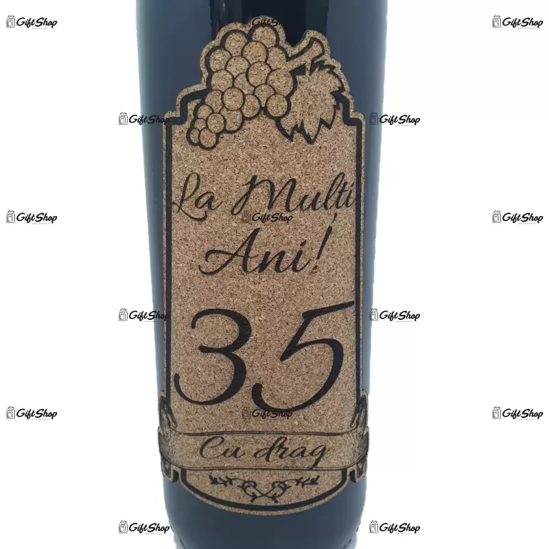 La multi ani 35 editie limitata, vin rosu cabernet sauvignon, demisec, 750ml, 13.5% alcool