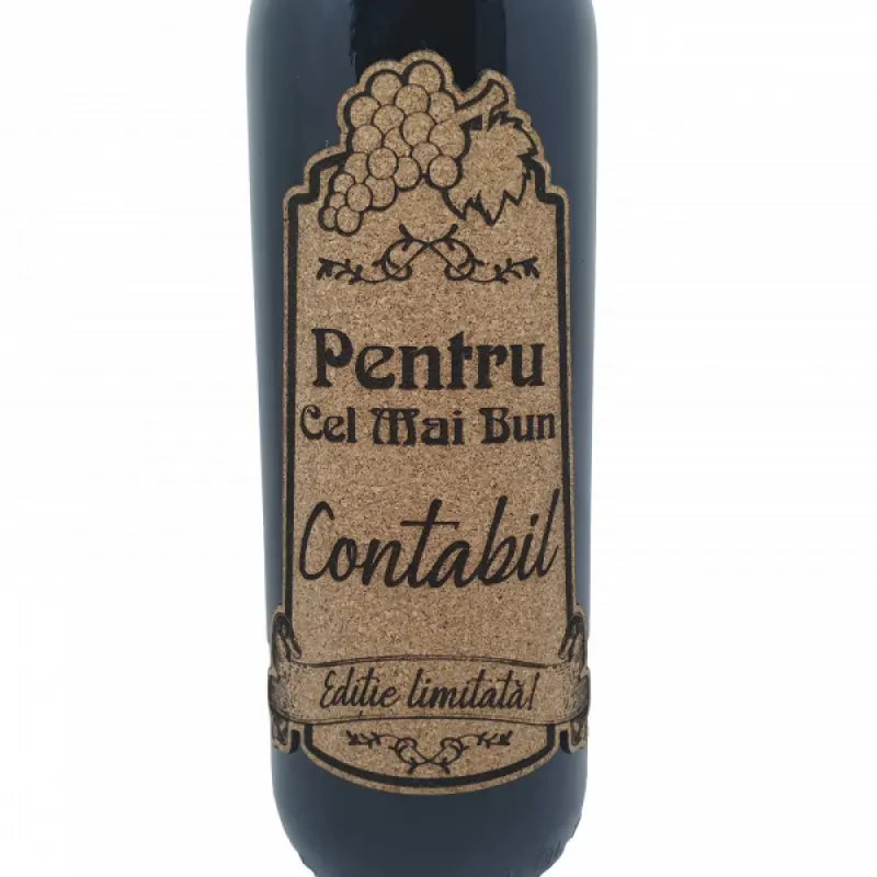 Pentru cel mai bun contabil, eticheta pluta cu mesaj