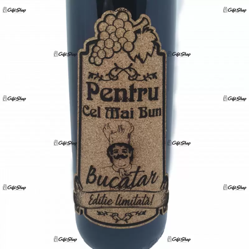 Pentru cel mai bun bucatar, editie limitata, vin rosu cabernet sauvignon, demisec, 750ml, 13.5% alcool