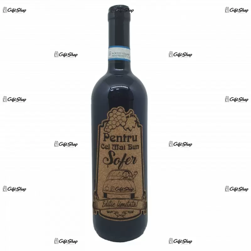 Pentru cel mai bun sofer, editie limitata, vin rosu cabernet sauvignon, demisec, 750ml, 13.5% alcool