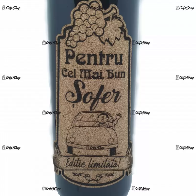 Pentru cel mai bun sofer, editie limitata, vin rosu cabernet sauvignon, demisec, 750ml, 13.5% alcool