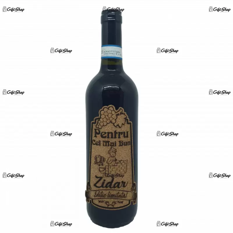 Pentru cel mai bun zidar, editie limitata, vin rosu cabernet sauvignon, demisec, 750ml, 13.5% alcool