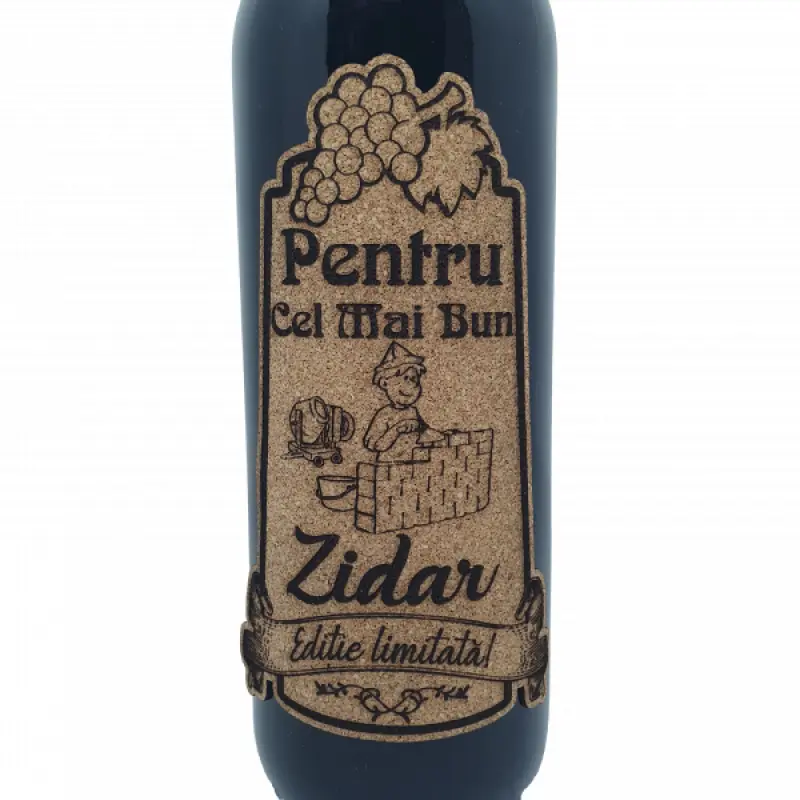 Pentru cel mai bun zidar, eticheta pluta cu mesaj