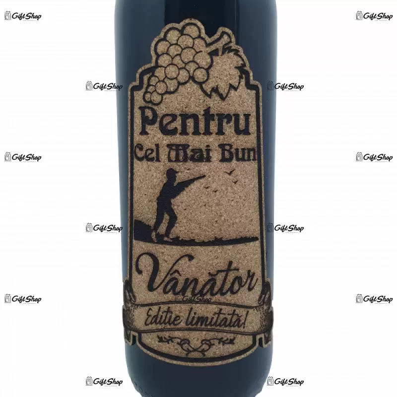 Pentru cel mai bun vanator, editie limitata, vin rosu cabernet sauvignon, demisec, 750ml, 13.5% alcool