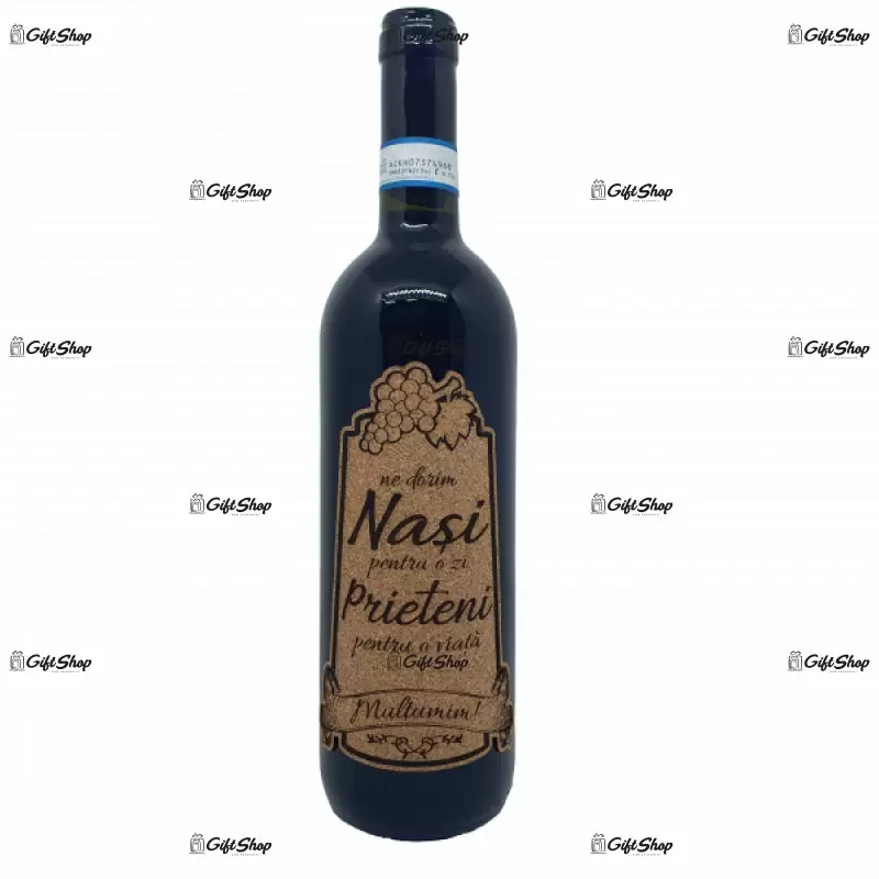 Ne dorim nasi pentru o zi, editie limitata, vin rosu cabernet sauvignon, demisec, 750ml, 13.5% alcool