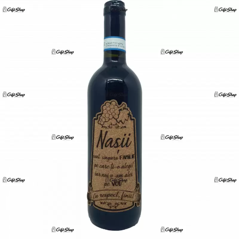 Nasii sunt singura familie, editie limitata, rosu cabernet sauvignon, demisec, 750ml, 13.5% alcool