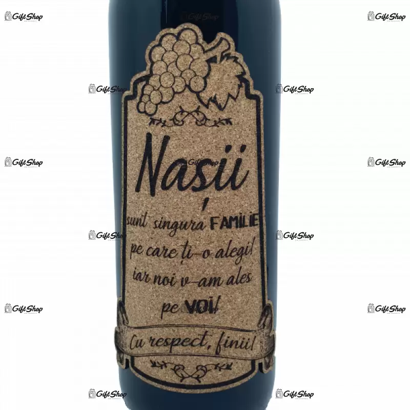 Nasii sunt singura familie, editie limitata, rosu cabernet sauvignon, demisec, 750ml, 13.5% alcool
