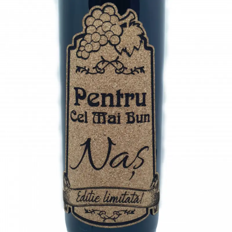 Pentru cel mai bun nas, eticheta pluta cu mesaj