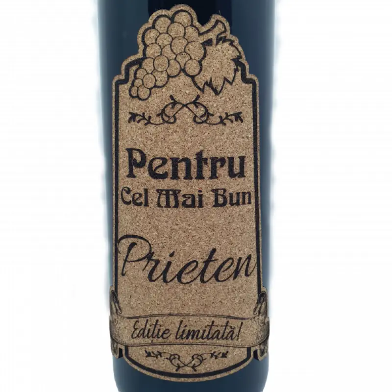 Pentru cel mai bun prieten, eticheta pluta cu mesaj