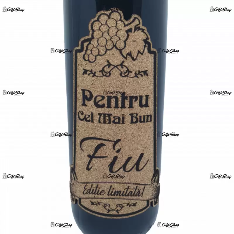 Pentru cel mai bun fiu, editie limitata, vin rosu cabernet sauvignon, demisec, 750ml, 13.5% alcool
