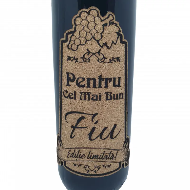 Pentru cel mai bun fiu, eticheta pluta cu mesaj