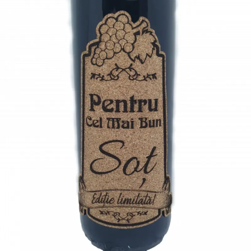 Pentru cel mai bun sot, eticheta pluta cu mesaj