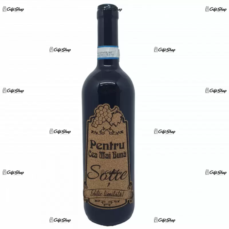 Pentru cea mai buna sotie, editie limitata, vin rosu cabernet sauvignon, demisec, 750ml, 13.5% alcool