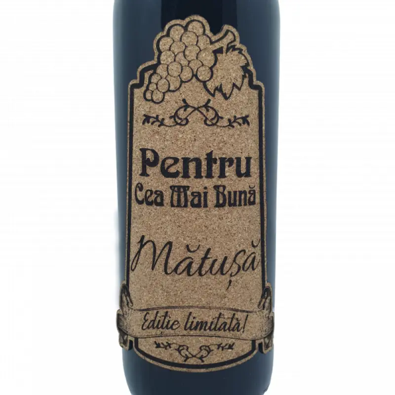 Pentru cea mai buna matusa, eticheta pluta cu mesaj