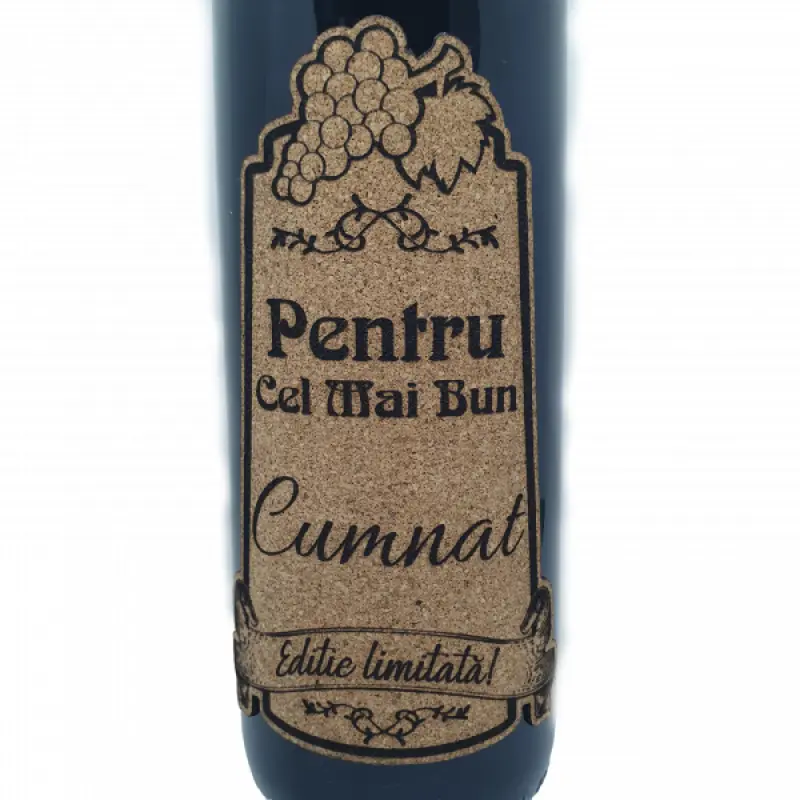 Pentru cel mai bun cumnat, eticheta pluta cu mesaj