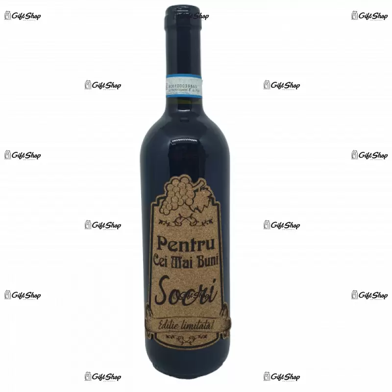 Pentru cei mai buni socri, editie limitata, vin rosu cabernet sauvignon, demisec, 750ml, 13.5% alcool
