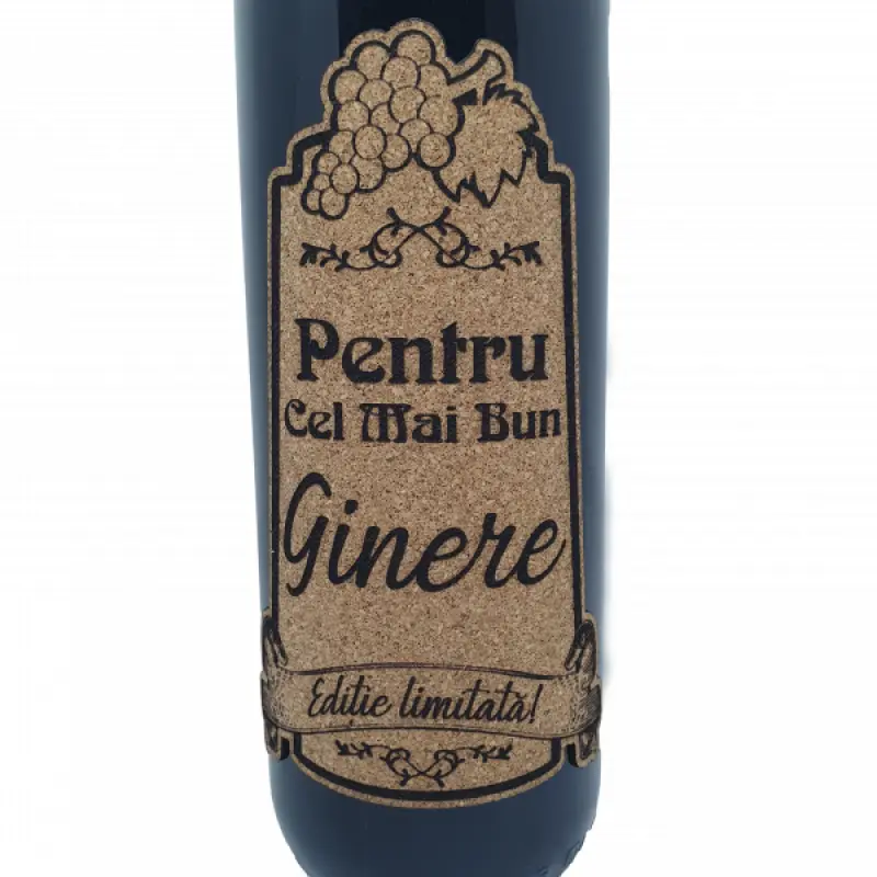 Pentru cel mai bun ginere, eticheta pluta cu mesaj