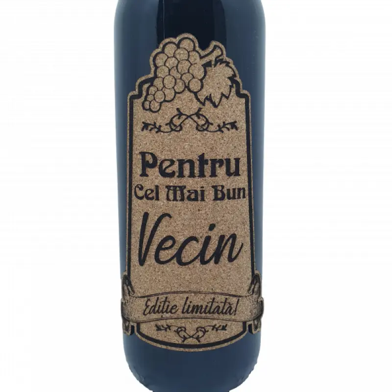 Pentru cel mai bun vecin, eticheta pluta cu mesaj