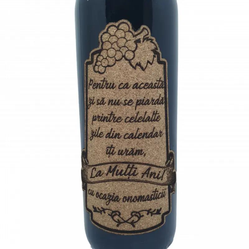 Pentru ca aceasta zi sa nu se piarda, eticheta pluta cu mesaj