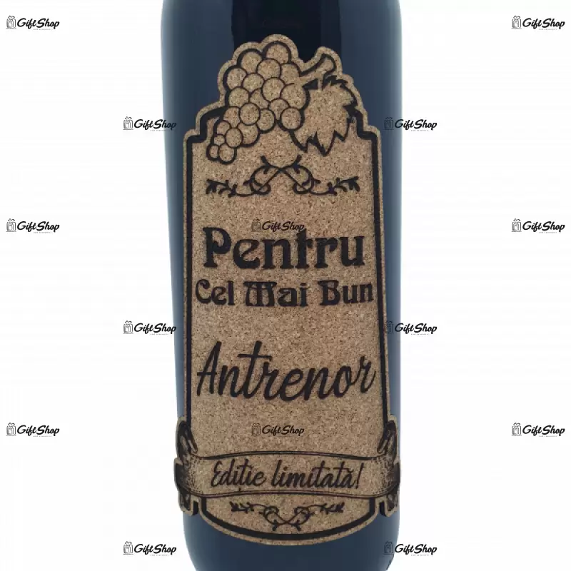 Pentru cel mai bun antrenor, editie limitata, vin rosu cabernet sauvignon, demisec, 750ml, 13.5% alcool