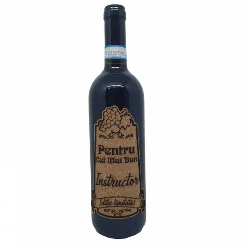 Pentru cel mai bun instructor, eticheta pluta cu mesaj