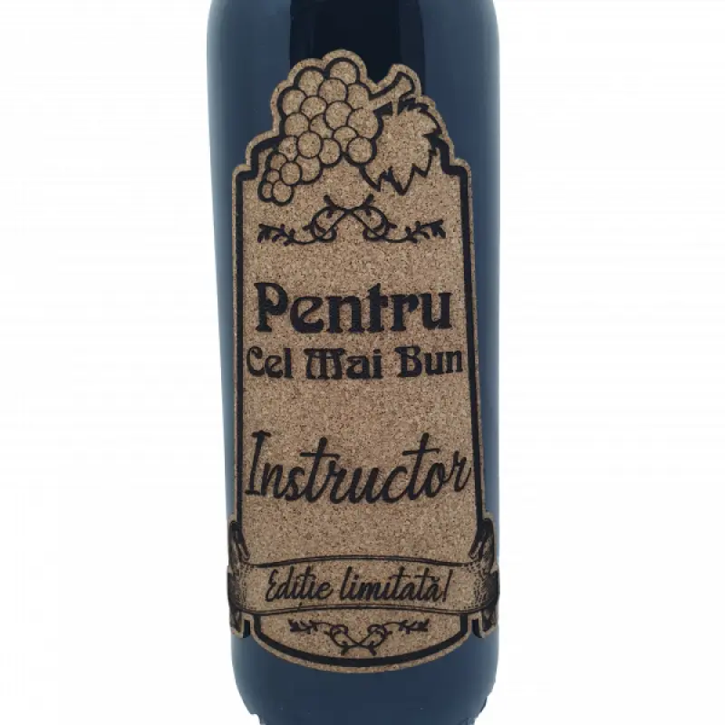 Pentru cel mai bun instructor, eticheta pluta cu mesaj