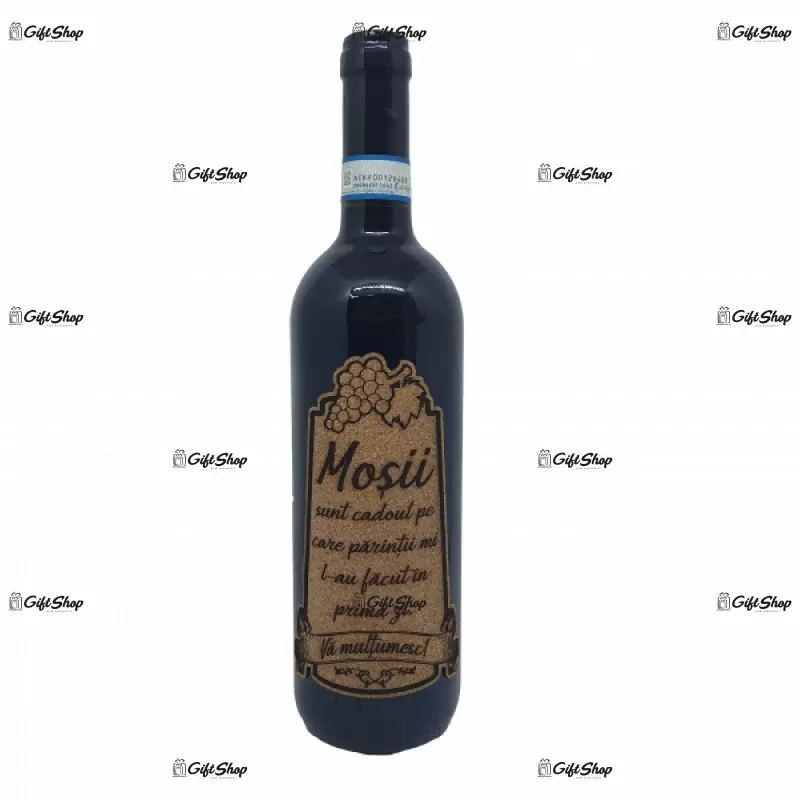Mosii sunt cadoul, editie limitata, vin rosu cabernet sauvignon, demisec, 750ml, 13.5% alcool