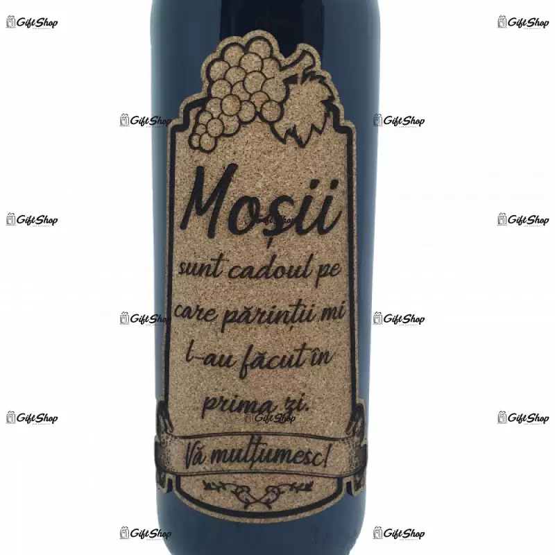 Mosii sunt cadoul, editie limitata, vin rosu cabernet sauvignon, demisec, 750ml, 13.5% alcool