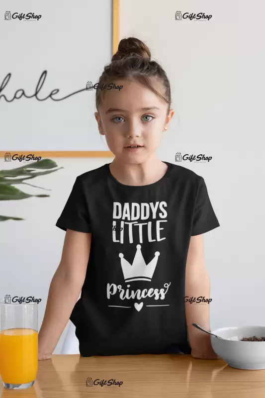 Daddys little princess, tricou cu mesaj 1