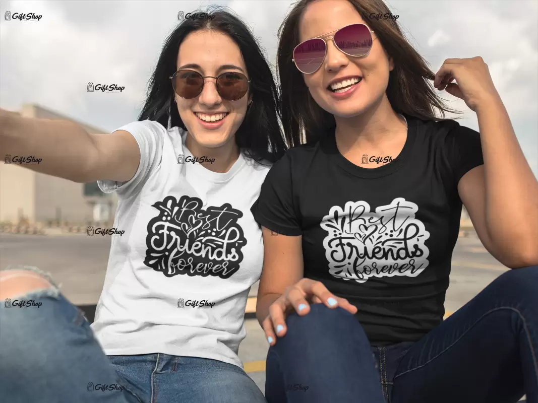 Best friends forever, set 2 tricouri cu mesaje 1