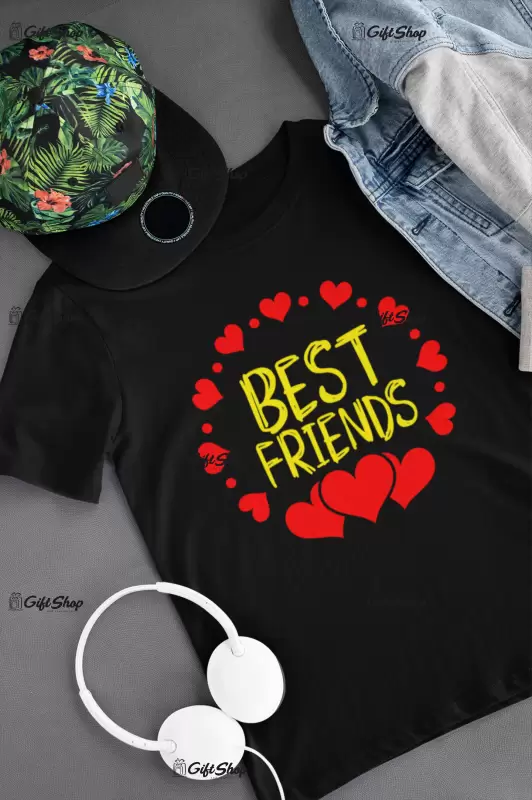 Best friends , tricou cu mesaj