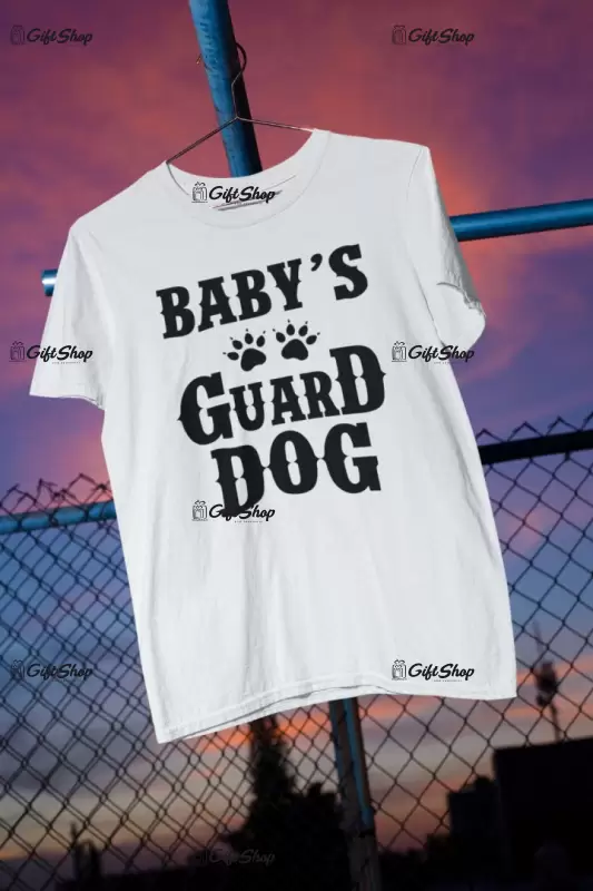 Baby`s guard dog, tricou cu mesaj