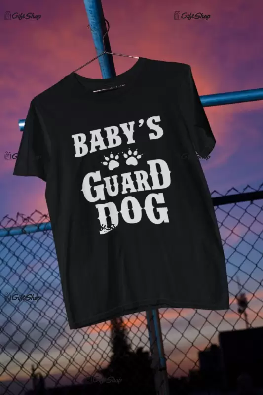 Baby`s guard dog, tricou cu mesaj